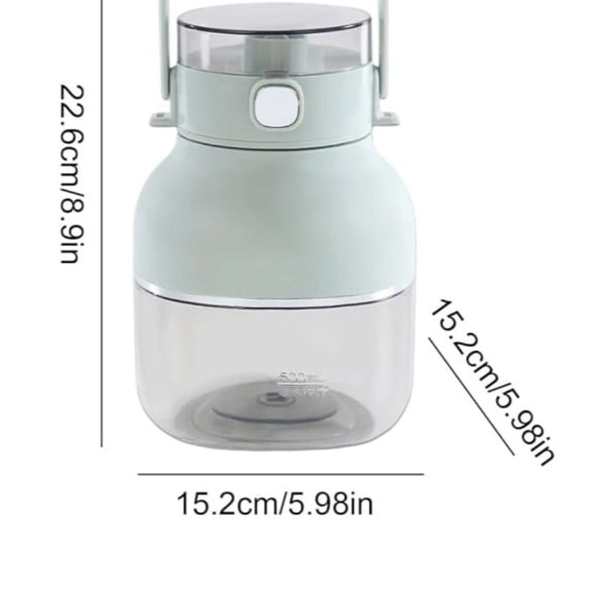 GENERICO - Mini Licuadora Con Tapa Vaso Exprimidor Usb