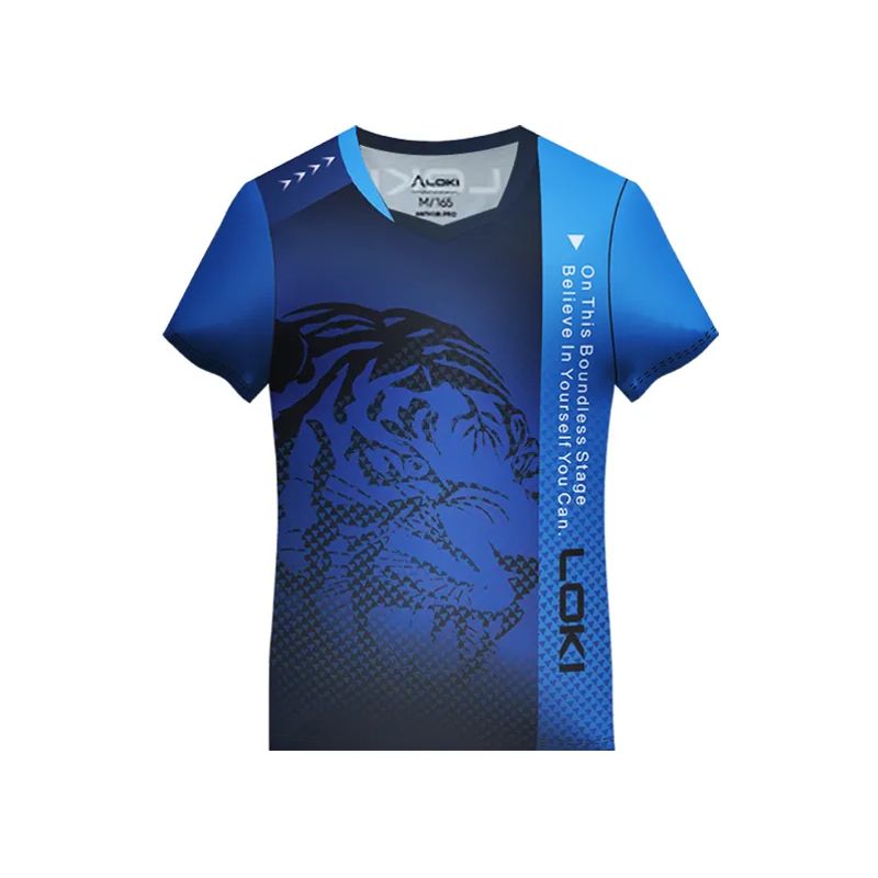 LOKI - Polera Camiseta Profesional Tenis De Mesa Loki Ping Pong
