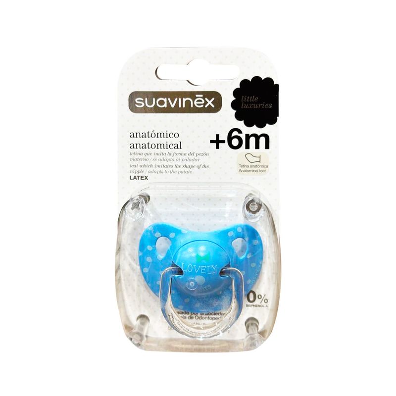 SUAVINEX - CHUPETE ANATÓMICO LATEX +6M