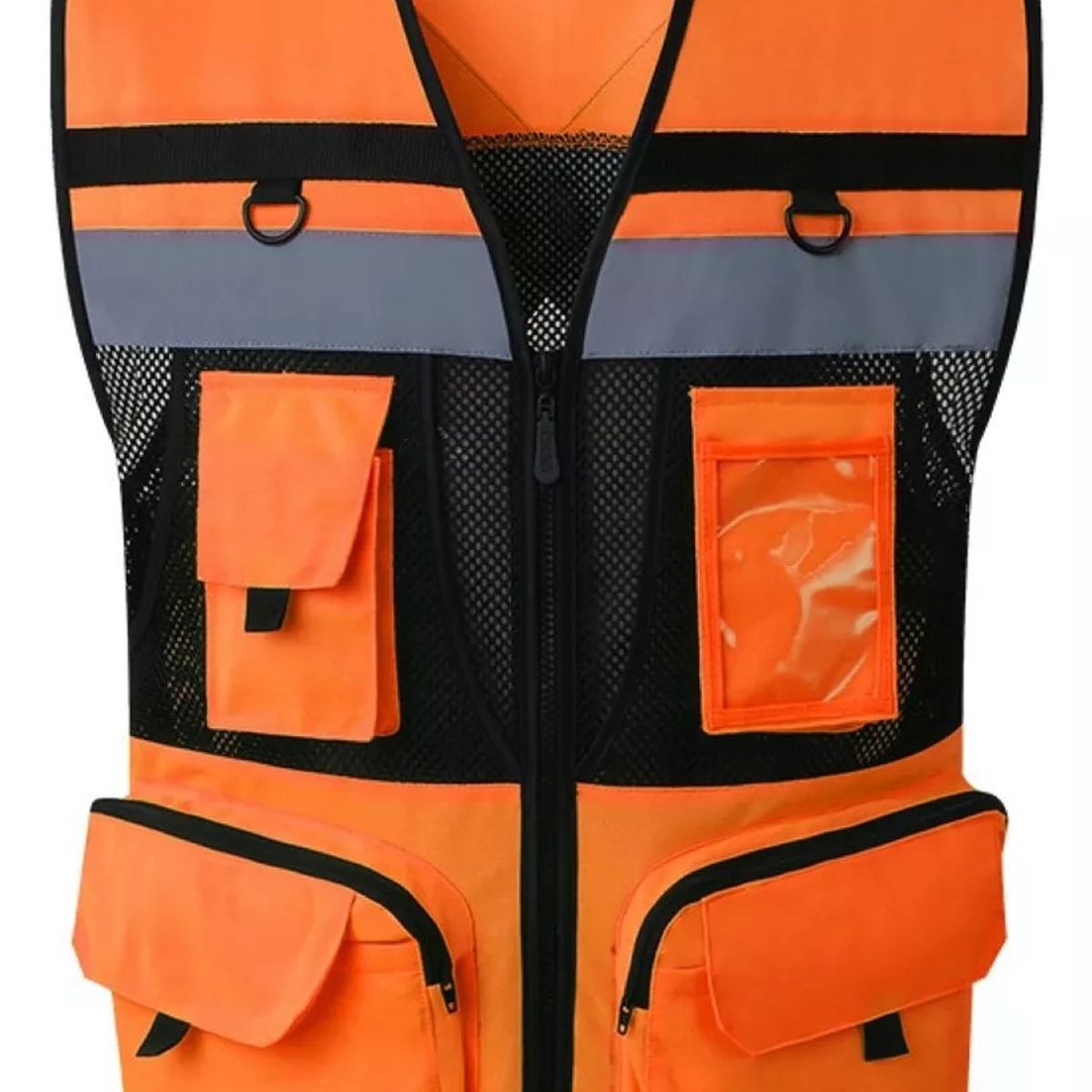 MUNDO MAGIA - Chaleco Geólogo Miner Naranjo Minería