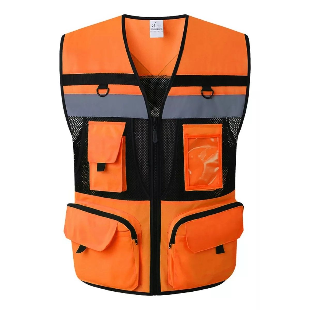 MUNDO MAGIA - Chaleco Geólogo Miner Naranjo Minería