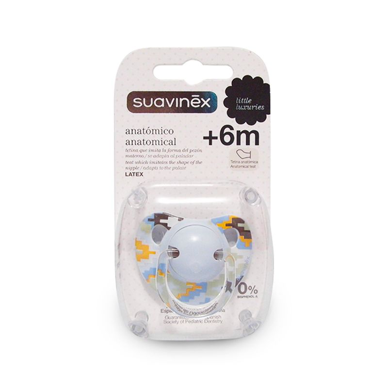 SUAVINEX - CHUPETE ANATÓMICO LATEX +6M