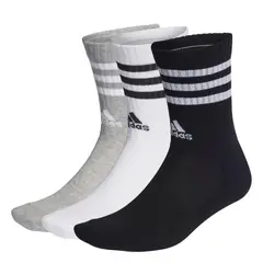 ADIDAS - Calcetines a Media Pantorrilla Acolchados 3 Tiras 3 Pares