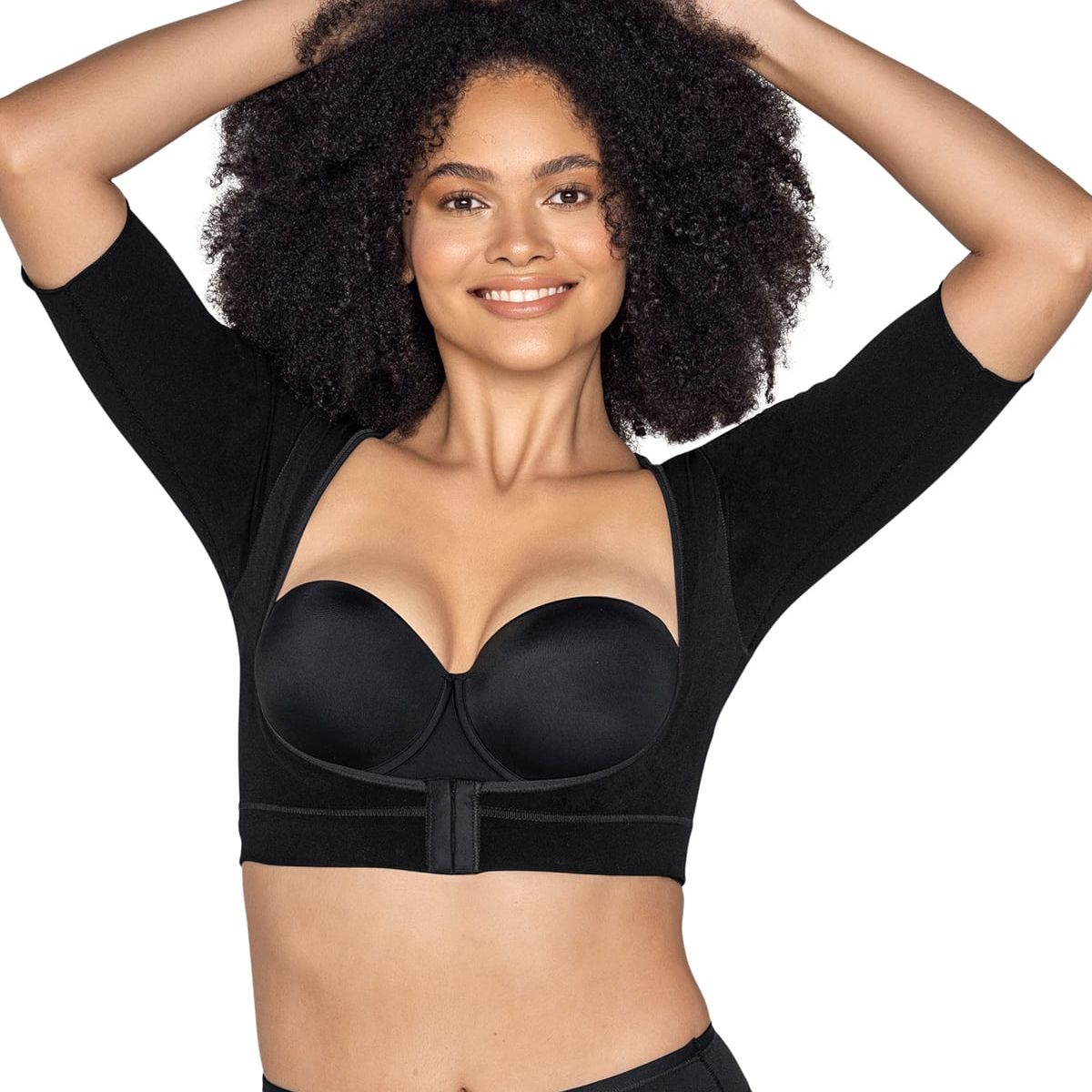 LEONISA - Faja invisible estilizadora de brazos 015790 Negro
