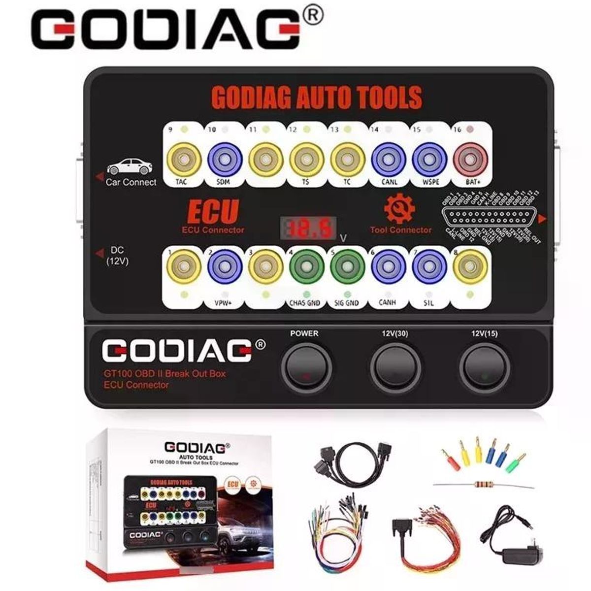 GENERICO - Detector Corte Break Out Obd2 Godiag Scanner Automotriz