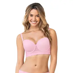 LEONISA - Sostén 011986 Strapless Rosa