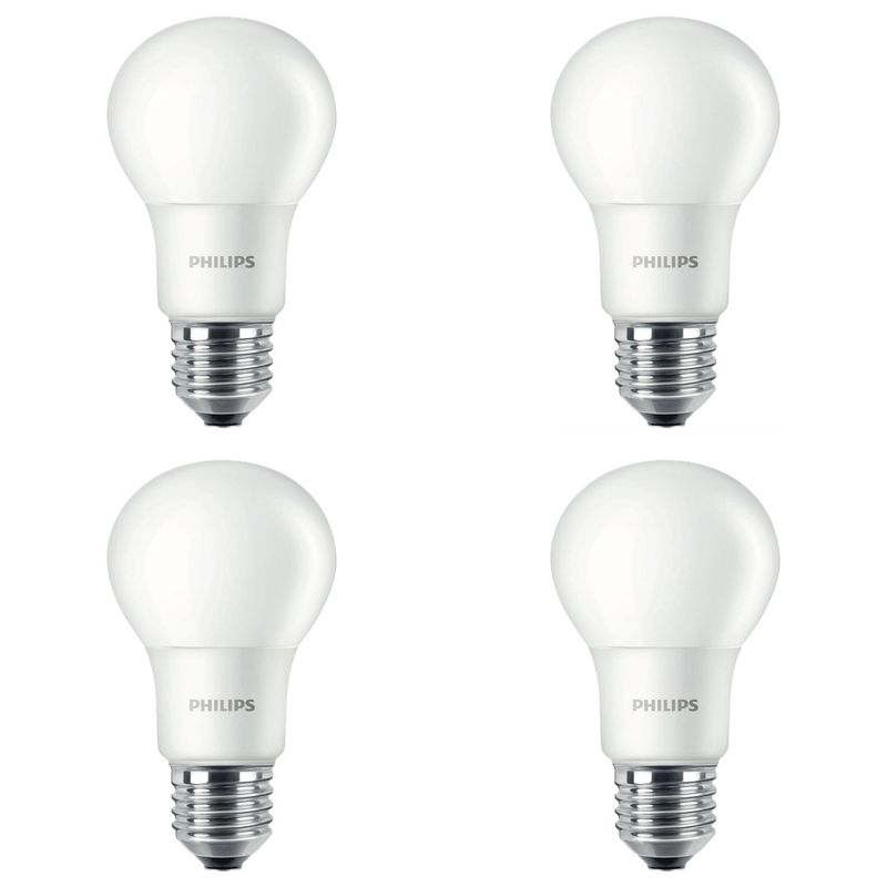 PHILIPS - Set 4 Ampolletas Philips Essential Premium 13W Luz Calida 1.400 Lm