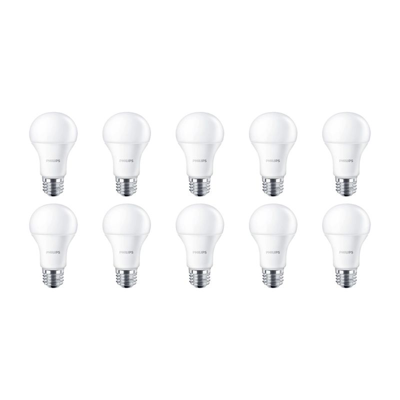 PHILIPS - Pack 10 Ampolletas Philips Essential Premium 13W Luz Calida 1.400 Lm