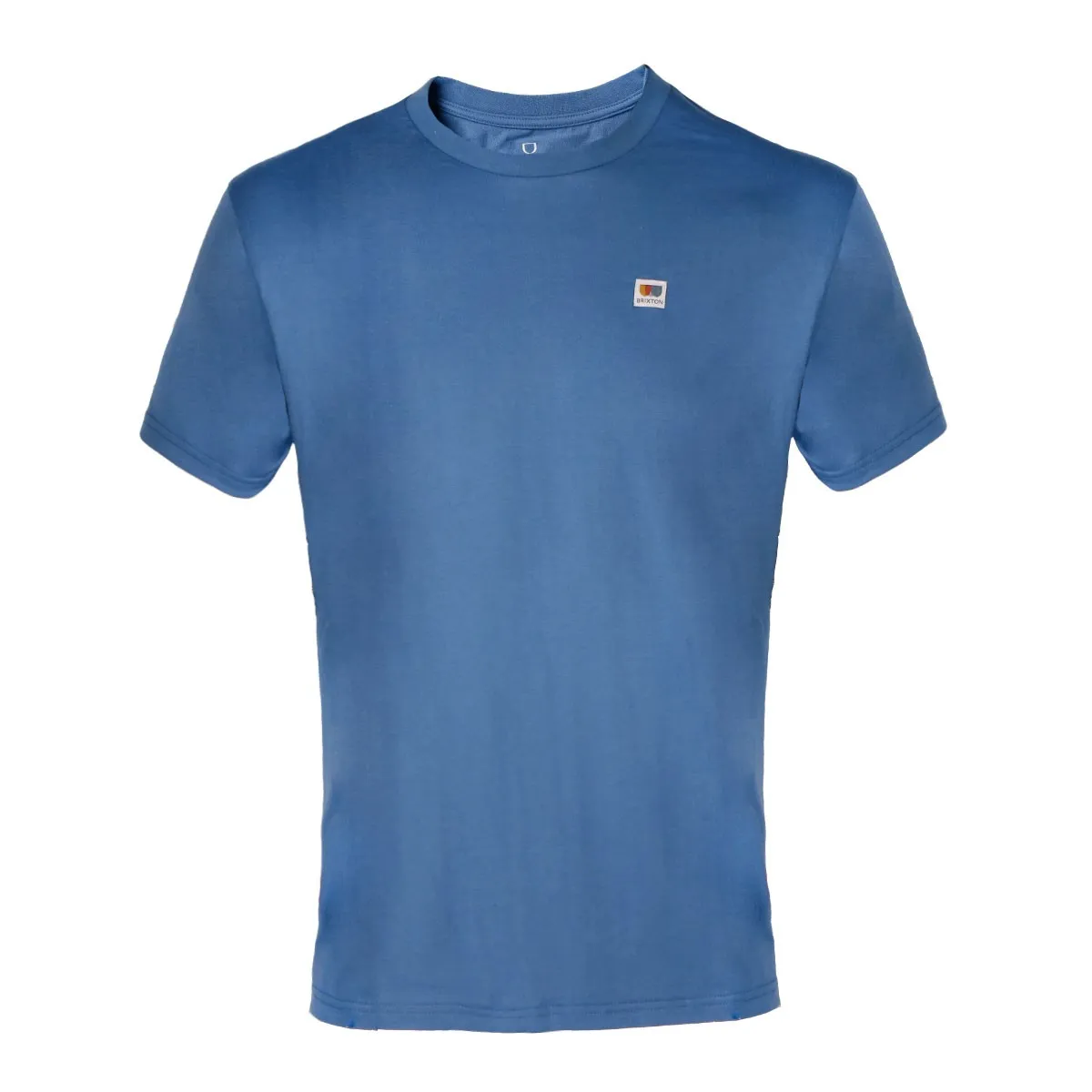 BRIXTON - Polera Men Tiny Logo Blue BRIXTON