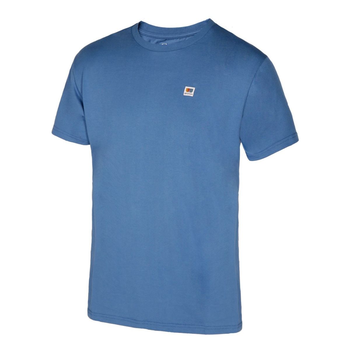 BRIXTON - Polera Men Tiny Logo Blue