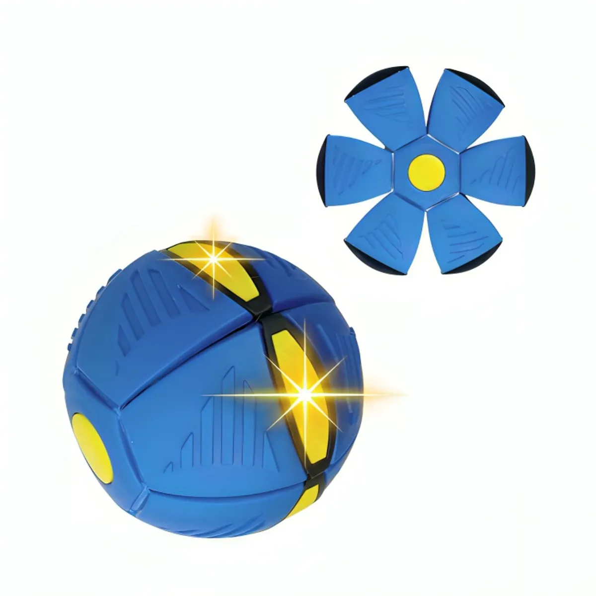 OEM - Frisbee Pelota Mágica Con Luz Led Azul