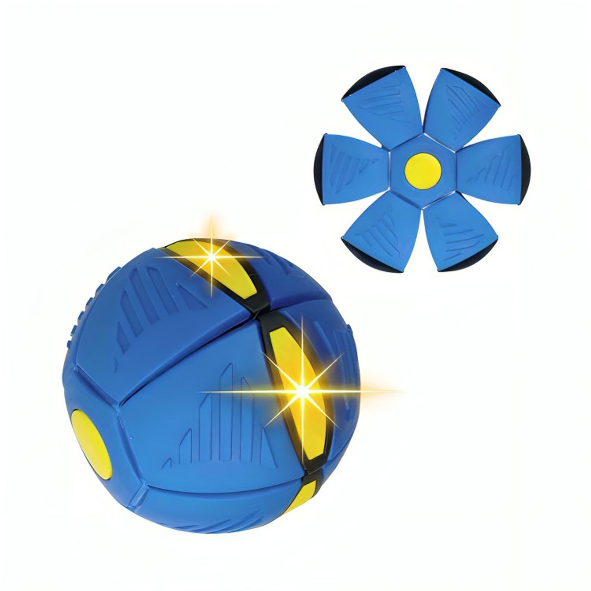 OEM - Frisbee Pelota Mágica Con Luz Led Azul