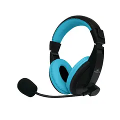 MONSTER GAMES - Audifonos Gamer Loud Azul Jack 3,5mm