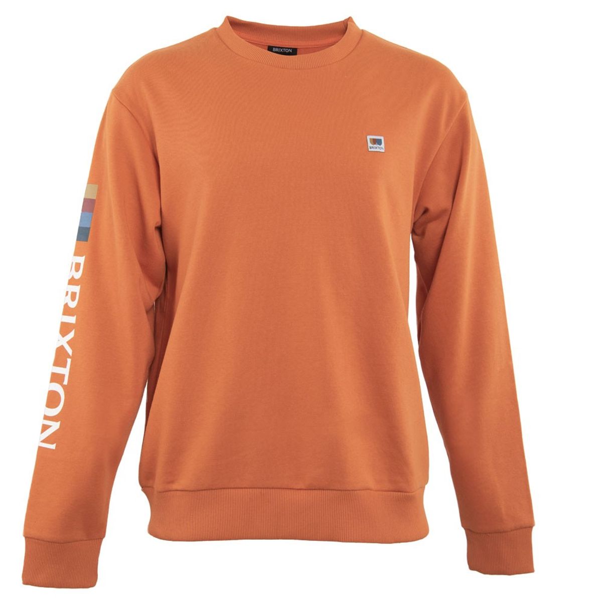 BRIXTON - Poleron Men Crew Basic Orange