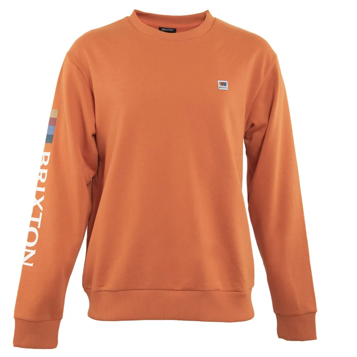 BRIXTON - Poleron Men Crew Basic Orange