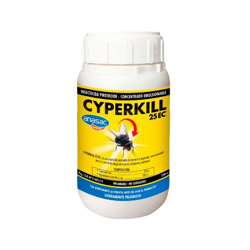 ANASAC - Insecticida Cyperkill 25 EC 250 cc