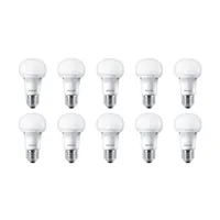 Set 10 Ampolleta 9W reemplaza a 60w Luz Calida 650 Lm