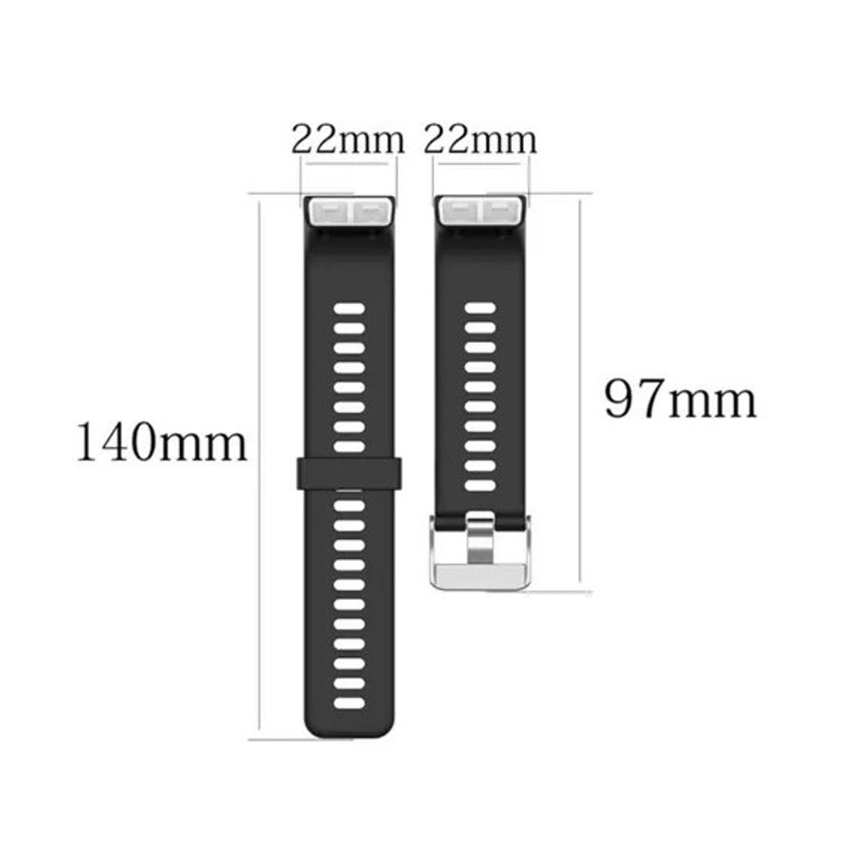 GENERICO - Correa Para Reloj Garmin Forerunner 30 35 22mm Morado