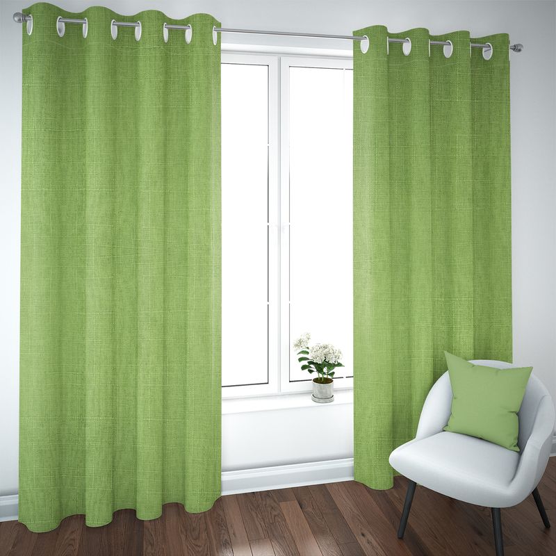ELIZABETH PEPER - Set de Cortinas Blackout 2 Paños de 140 x 220 cm Verde