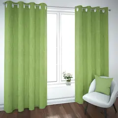 ELIZABETH PEPER - Set de Cortinas Blackout 2 Paños de 140 x 220 cm Verde