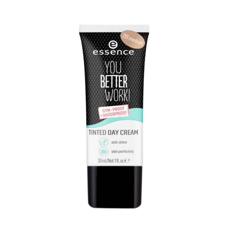 ESSENCE - Crema Hidrante Facial Con Color You Better Work 20 Medium