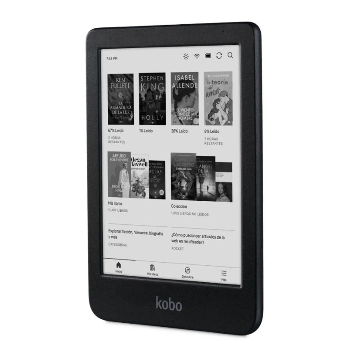 Kobo Clara BW Eink 電子書籍リーダー 16GB 本体 KOBO E-Reader Ebook Kobo Clara BW Pantalla 6 16GB Negro