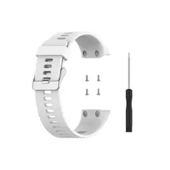 GENERICO - Correa Para Reloj Garmin Forerunner 30 35 22mm Blanco