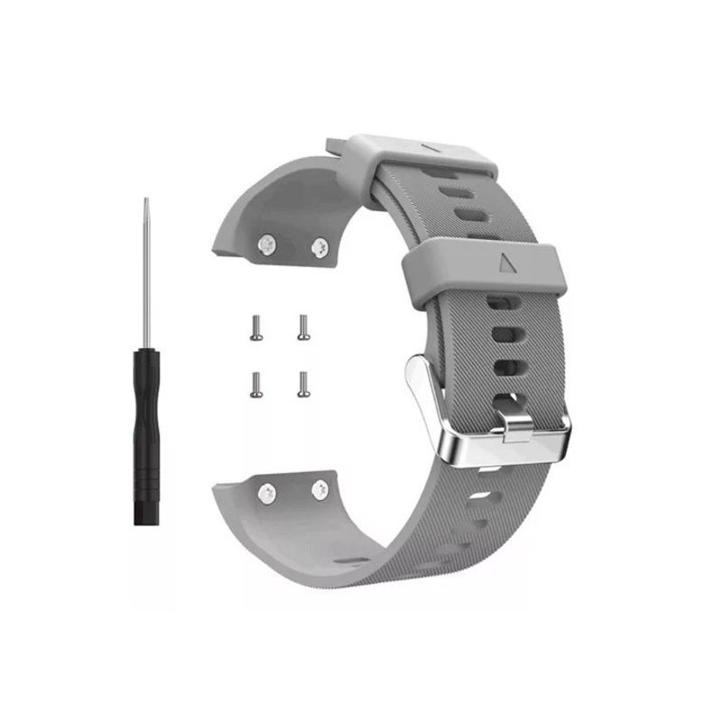 GENERICO - Correa Para Reloj Garmin Forerunner 30 35 22mm Gris
