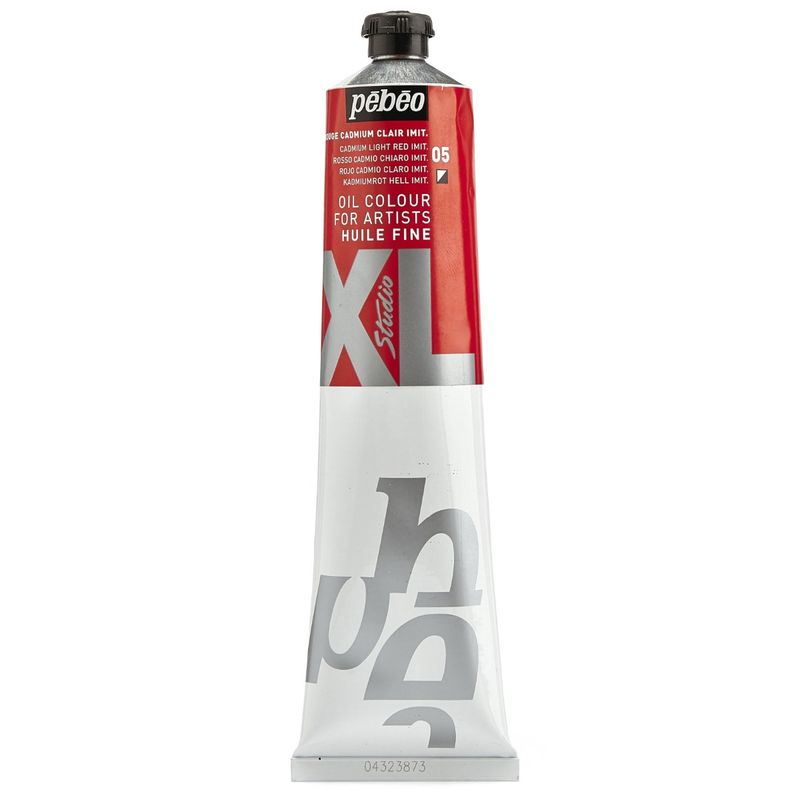 PEBEO - Óleo Pebeo XL Studio 200 ml - Rojo Cadmio Claro Imitación