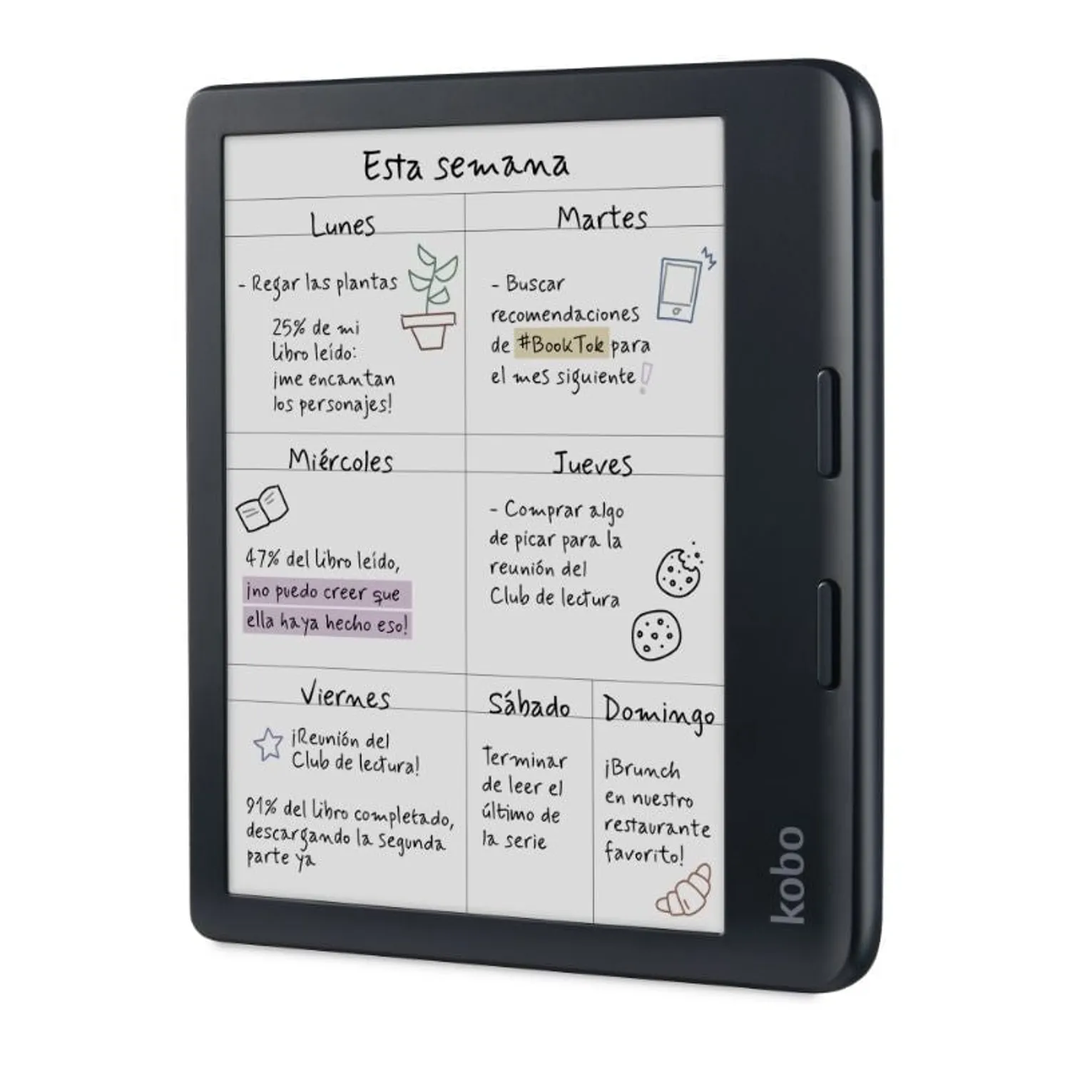 KOBO Lector E Reader Kobo Libra Colour HD 7 - 32GB - Negro