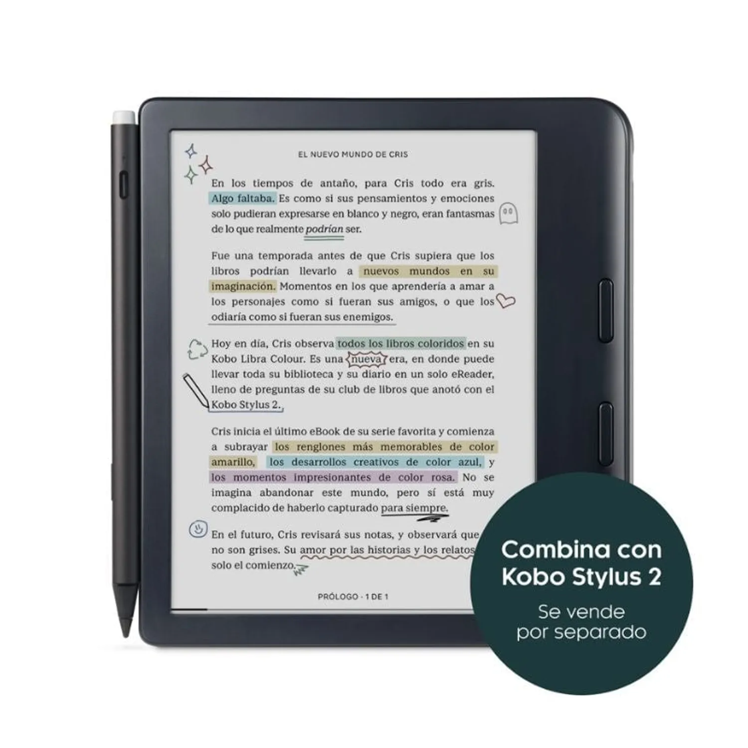 Lector E Reader Kobo Libra Colour HD 7 - 32GB - Negro KOBO | Linio