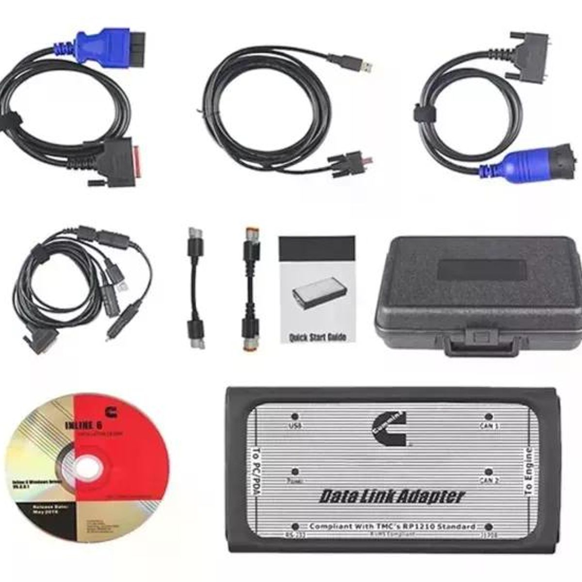 GENERICO - Scanner Cummins Insite Inline 6 Heavy Duty Camiones Pro