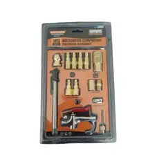 MAKAWA - Set Acoples Accesorio Aire Sopletear E Inflar Compresor 14p