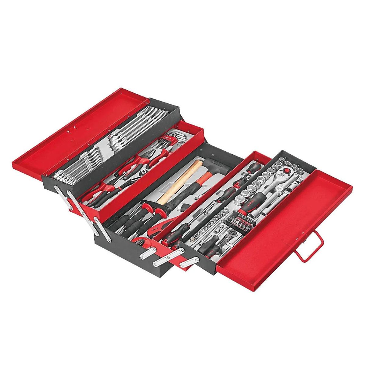 FORCE - Caja Metálica Con Herramientas Force - 101 Piezas