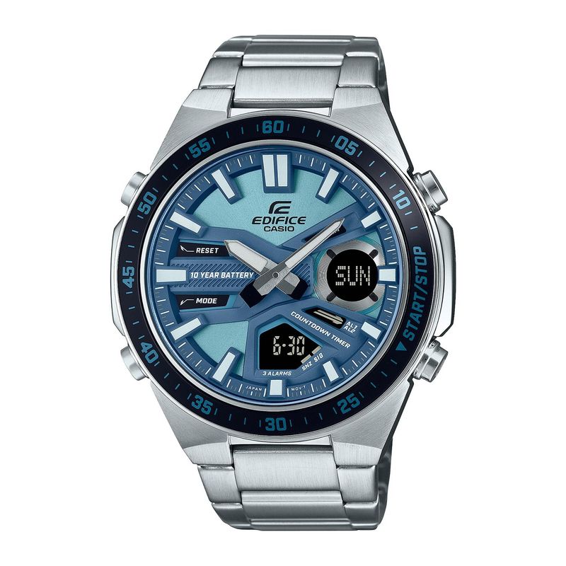 EDIFICE - Reloj EDIFICE EFV-C110D-2BDF Acero Hombre Plateado
