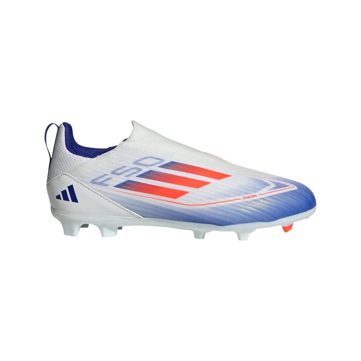 ADIDAS - Zapatos de Fútbol F50 League Terreno Firme/Multisuperficie Sin Cordones Niños