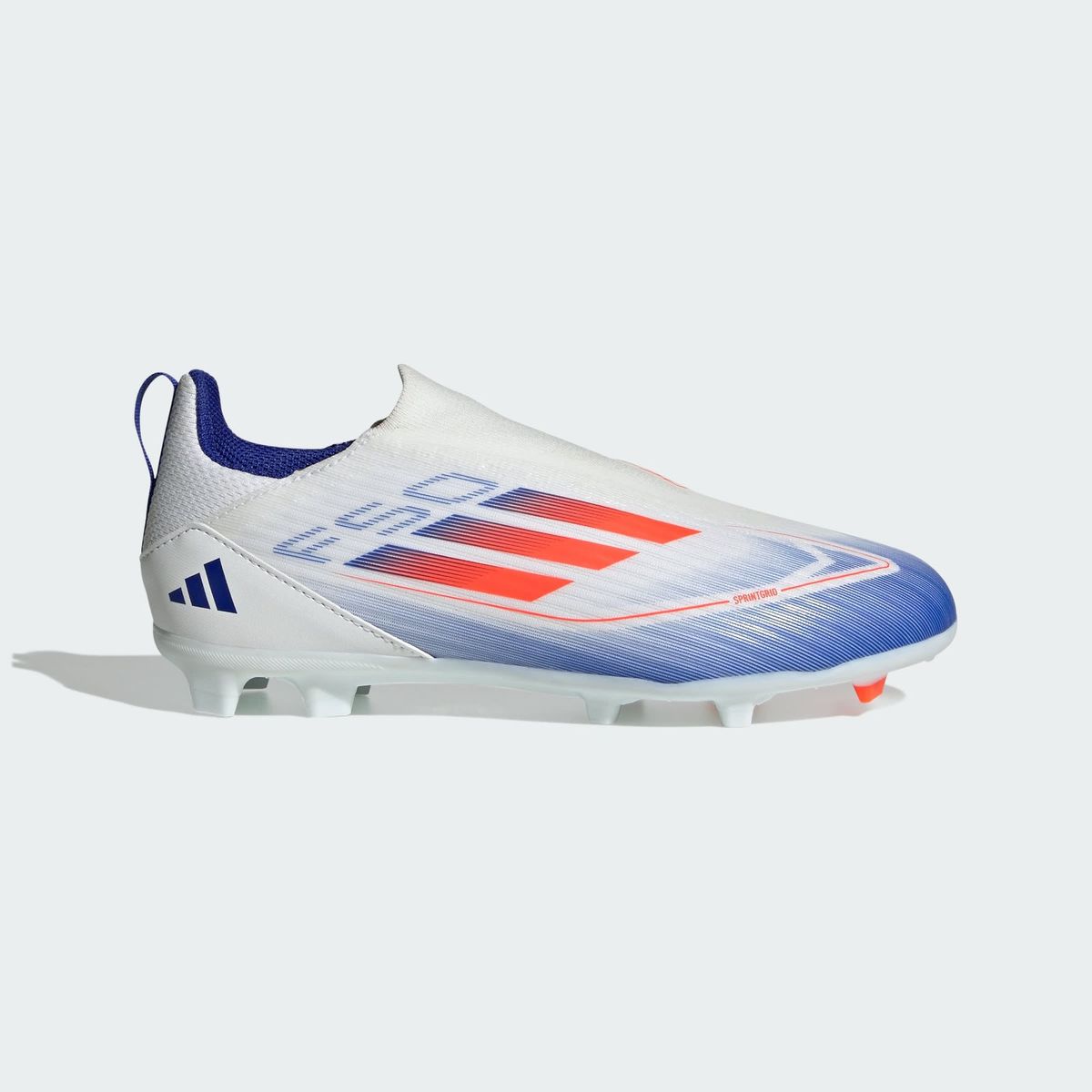ADIDAS - Zapatos de Fútbol F50 League Terreno Firme/Multisuperficie Sin Cordones Niños