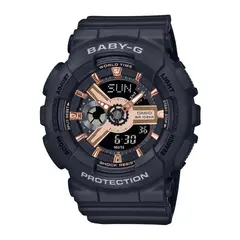 BABY G - Reloj BABY-G BA-110XRG-1ADR Resina Mujer Negro