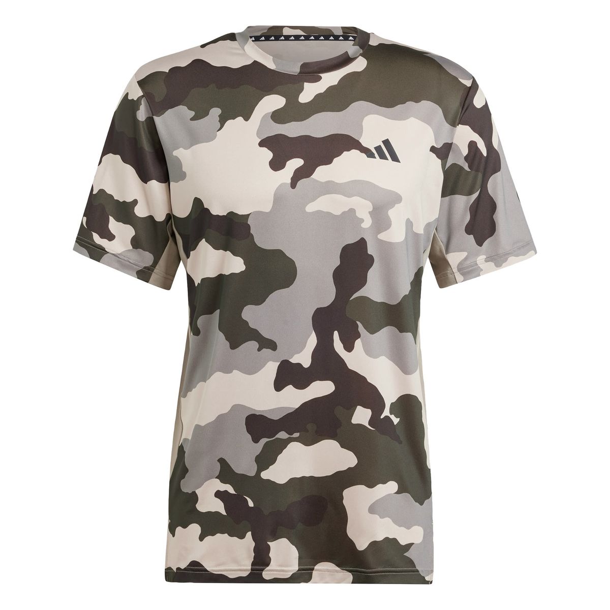 ADIDAS - Polera Train Essentials Camo Estampada