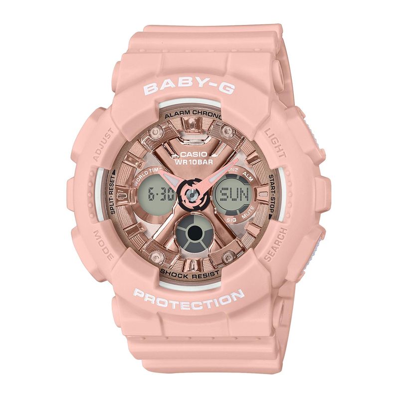 BABY G - Reloj BABY-G BA-130-4ADR Resina Mujer Rosado
