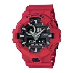 G-SHOCK - Reloj GA-700-4ADR Resina Hombre Rojo