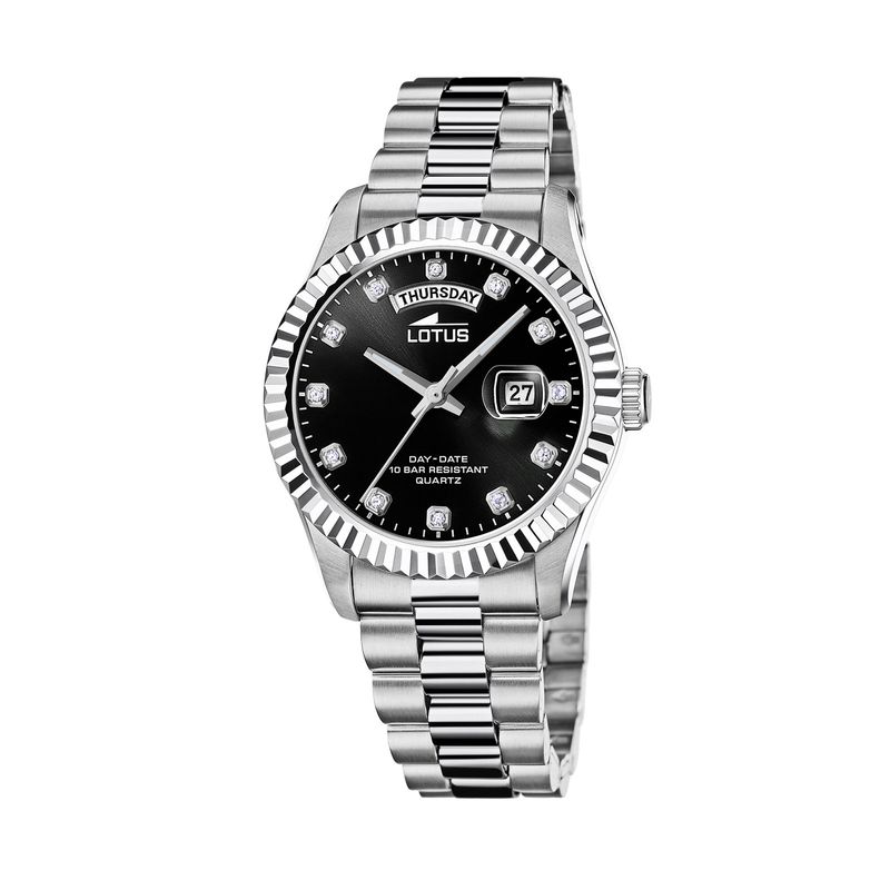 LOTUS - Reloj 18854/7 Lotus Negro Hombre The Ambassadors Collection