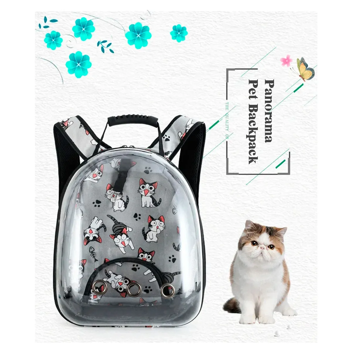 GENERICO - Mochila De Transporte Para Gatos Y Perros