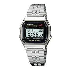 CASIO - Reloj A159WA-N1DF Resina/Cromado Unisex Plateado