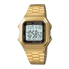 CASIO - Reloj A178WGA-1ADF Resina Unisex Dorado