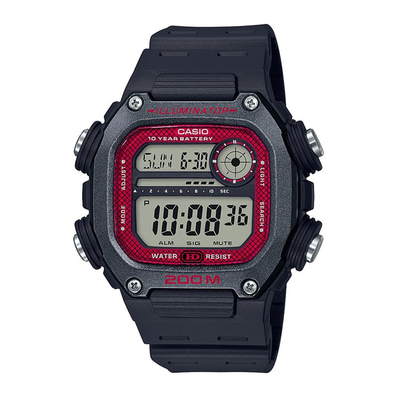 CASIO - Reloj CASIO DW-291H-1BVDF Resina Juvenil Negro