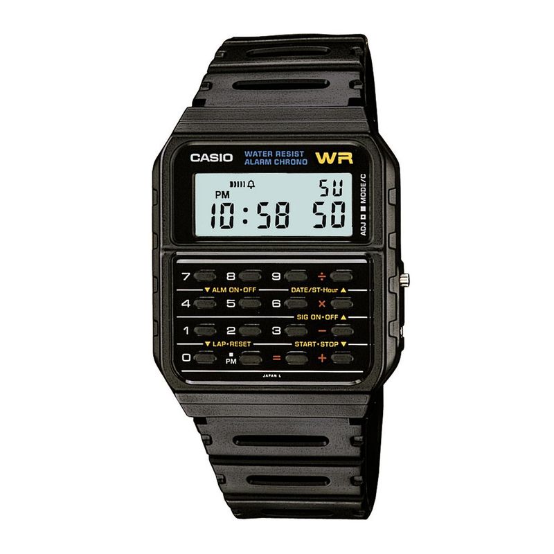 CASIO - Reloj CASIO CA-53W-1Z Resina Juvenil Negro