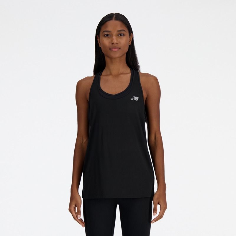 NEW BALANCE - Polera Sin Mangas Mujer Running New Balance WT41220BK