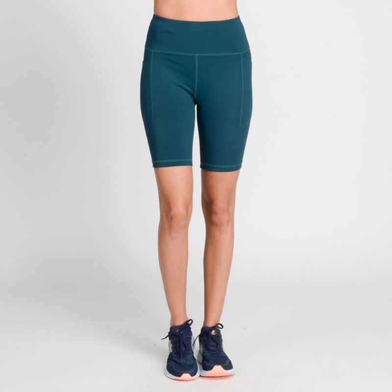 SPYDER - Calza Corta Entrenamiento Mujer Spyder Verde