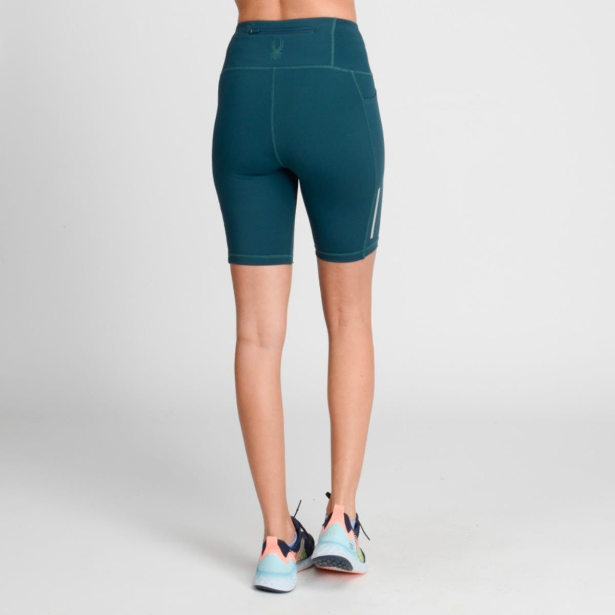 SPYDER - Calza Corta Entrenamiento Mujer Spyder Verde